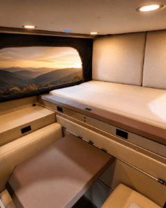 Couchage cellule habitable Phoenix Luxury Edition