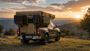 Cellule habitable pick-up Phoenix vue arrière